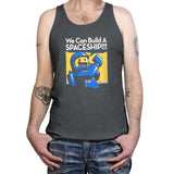 We Can Build A SPACESHIP!!! Exclusive - Tanktop Tanktop RIPT Apparel X-Small / Asphalt