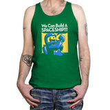 We Can Build A SPACESHIP!!! Exclusive - Tanktop Tanktop RIPT Apparel X-Small / Kelly