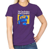We Can Build A SPACESHIP!!! Exclusive - Womens T-Shirts RIPT Apparel Small / Purple
