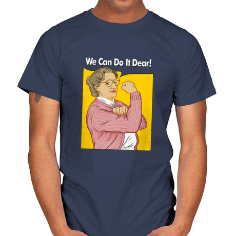 We Can Do It Dear! - Mens T-Shirts RIPT Apparel Small / Navy