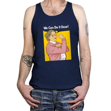 We Can Do It Dear! - Tanktop Tanktop RIPT Apparel X-Small / Navy