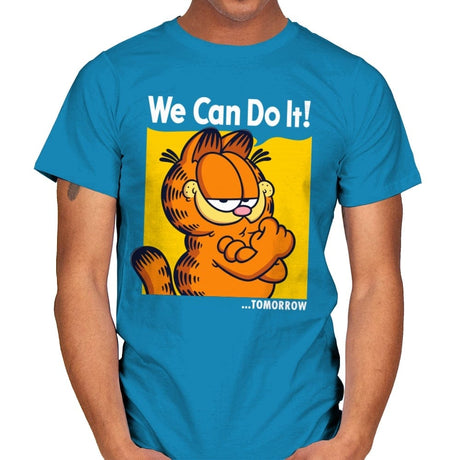 We Can Do It Tomorrow - Mens T-Shirts RIPT Apparel Small / Sapphire