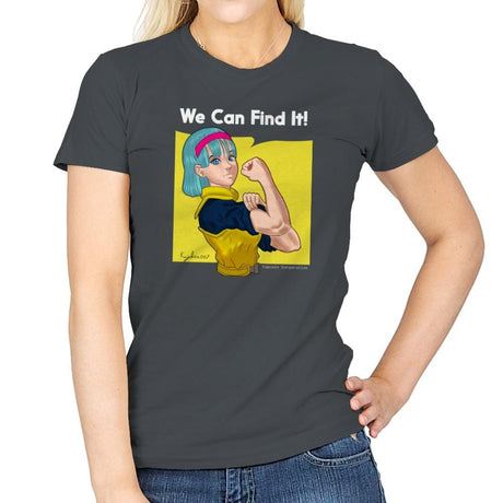 We Can Find It! - Kamehameha Tees - Womens T-Shirts RIPT Apparel Small / Charcoal