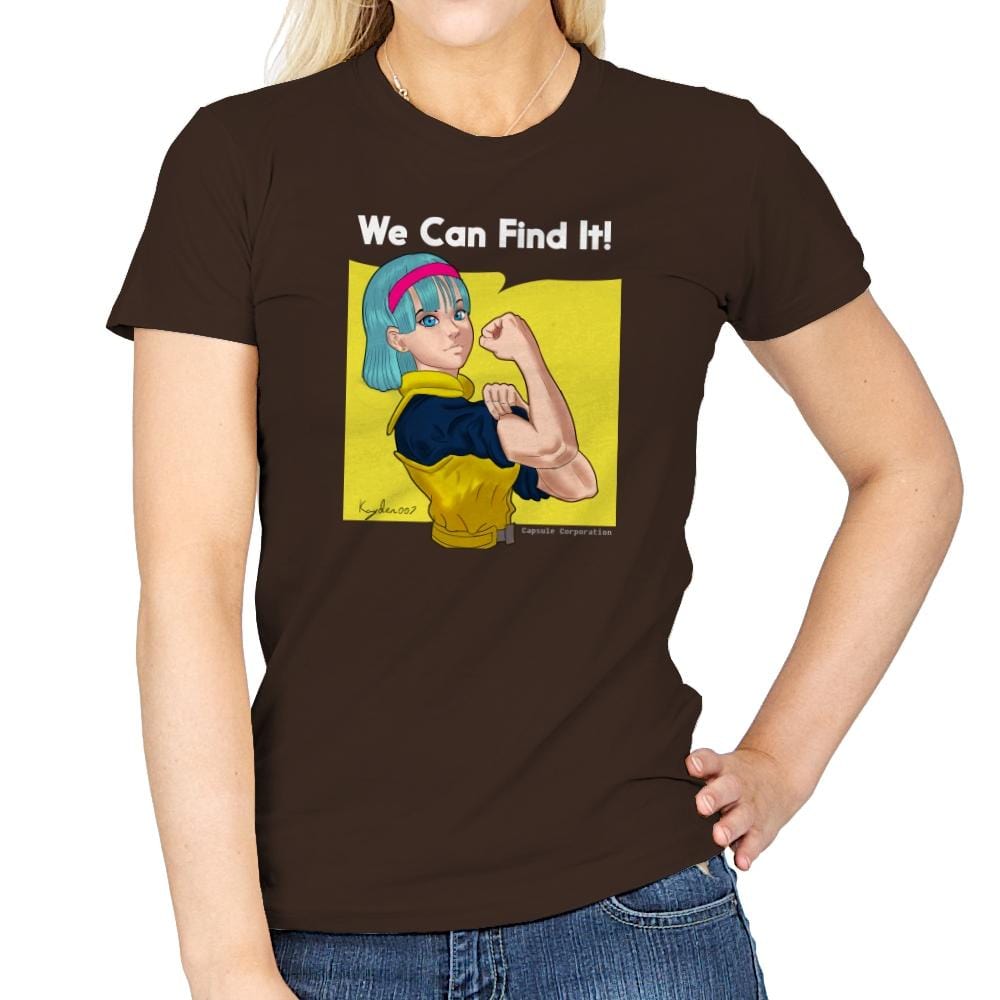 We Can Find It! - Kamehameha Tees - Womens T-Shirts RIPT Apparel Small / Dark Chocolate