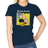 We Can Find It! - Kamehameha Tees - Womens T-Shirts RIPT Apparel Small / Navy