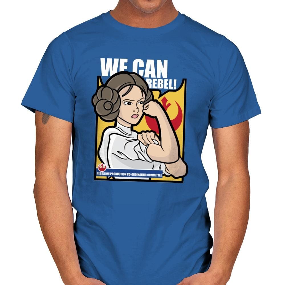 We Can Rebel! - Mens T-Shirts RIPT Apparel Small / Royal