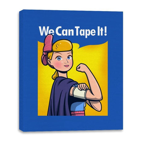 We can tape it! - Canvas Wraps Canvas Wraps RIPT Apparel 16x20 / Royal