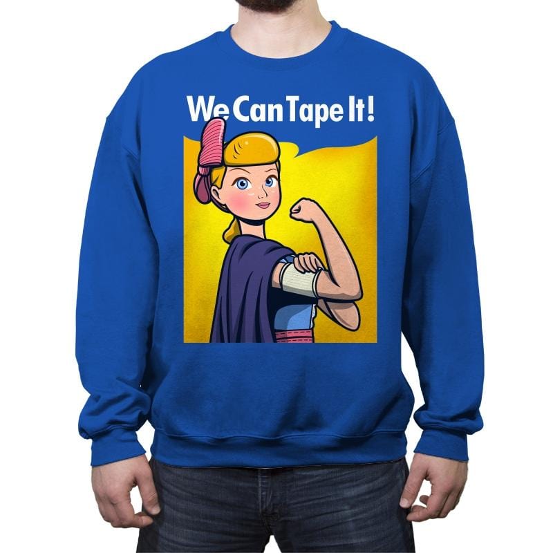 We can tape it! - Crew Neck Sweatshirt Crew Neck Sweatshirt RIPT Apparel