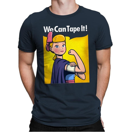 We can tape it! - Mens Premium T-Shirts RIPT Apparel Small / Indigo