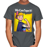 We can tape it! - Mens T-Shirts RIPT Apparel Small / Charcoal