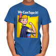 We can tape it! - Mens T-Shirts RIPT Apparel Small / Royal