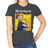 We can tape it! - Womens T-Shirts RIPT Apparel Small / Charcoal
