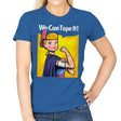 We can tape it! - Womens T-Shirts RIPT Apparel Small / Royal