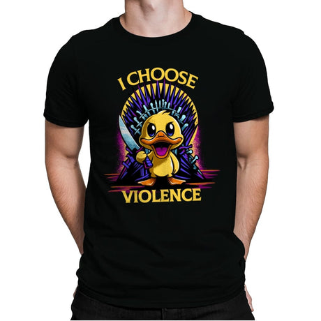 We Choose Violence - Mens Premium T-Shirts RIPT Apparel Small / Black