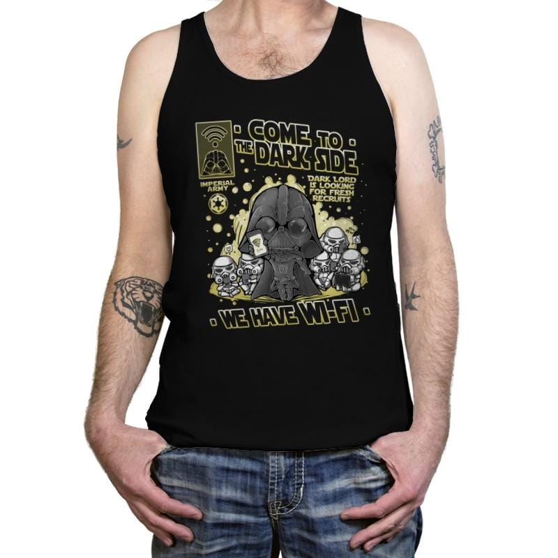 We have WIFI - Tanktop Tanktop RIPT Apparel X-Small / Black