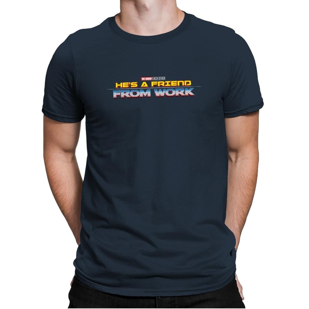 We Know Each Other! Exclusive - Mens Premium T-Shirts RIPT Apparel Small / Indigo
