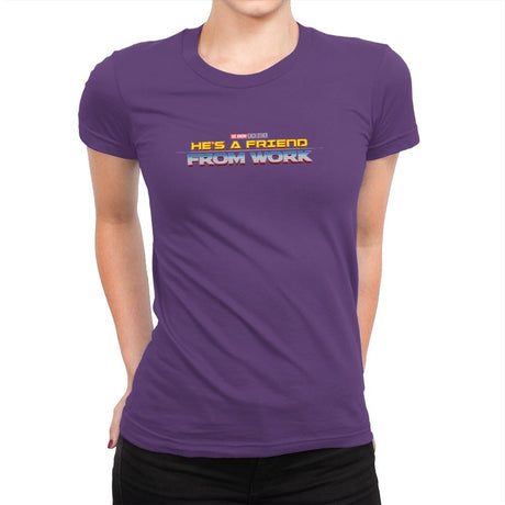 We Know Each Other! Exclusive - Womens Premium T-Shirts RIPT Apparel Small / Purple Rush