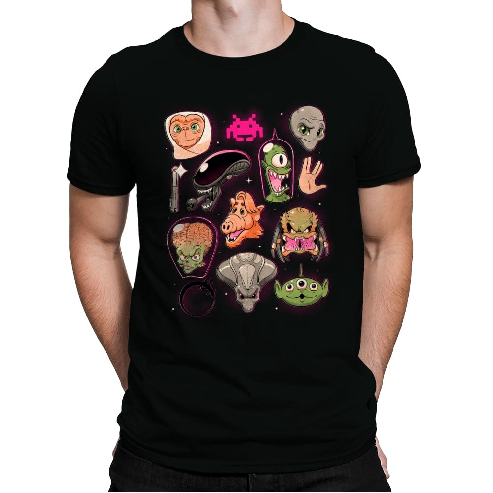 We Love Aliens  - Mens Premium T-Shirts RIPT Apparel Small / Black
