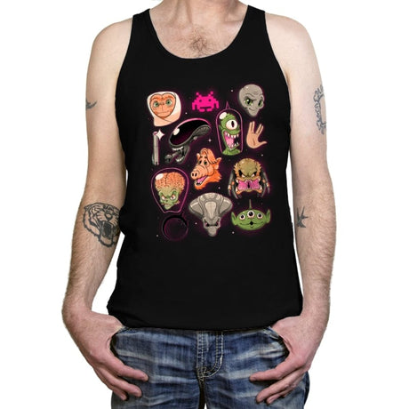 We Love Aliens  - Tanktop Tanktop RIPT Apparel X-Small / Black