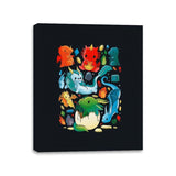 We Love Dragons - Canvas Wraps Canvas Wraps RIPT Apparel 11x14 / Black