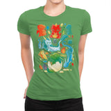 We Love Dragons - Womens Premium T-Shirts RIPT Apparel Small / Kelly Green