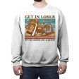 We're Going on a Quest - Crew Neck Sweatshirt Crew Neck Sweatshirt RIPT Apparel Small / White