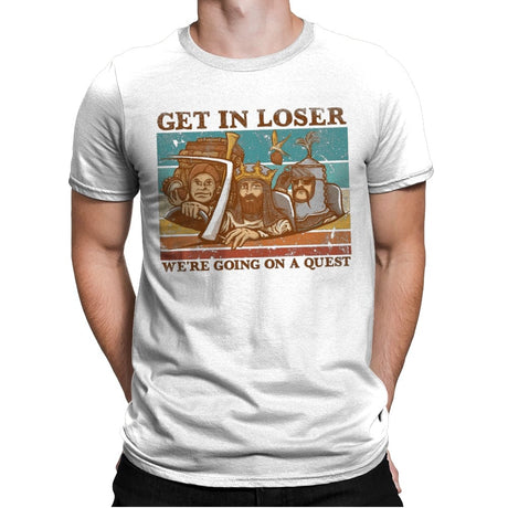 We're Going on a Quest - Mens Premium T-Shirts RIPT Apparel Small / White