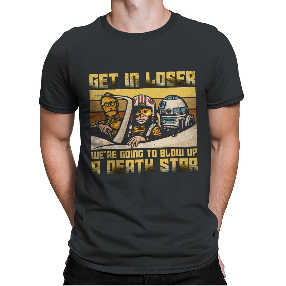 We're going to blow up a Death Star - Best Seller - Mens Premium T-Shirts RIPT Apparel Small / Heavy Metal