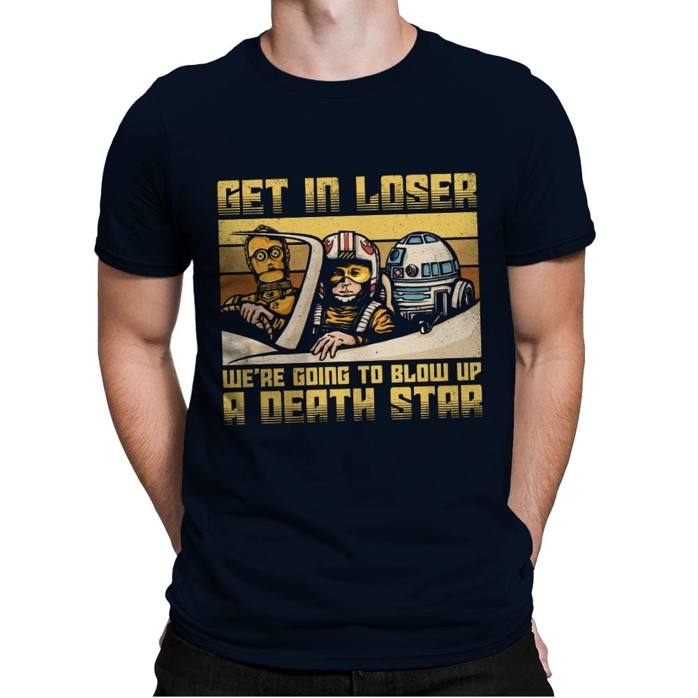 We're going to blow up a Death Star - Best Seller - Mens Premium T-Shirts RIPT Apparel Small / Midnight Navy