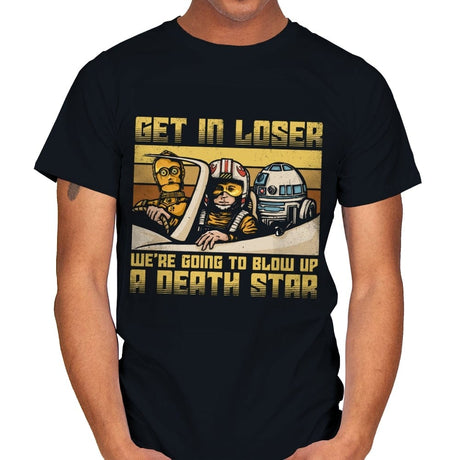 We're going to blow up a Death Star - Best Seller - Mens T-Shirts RIPT Apparel Small / Black