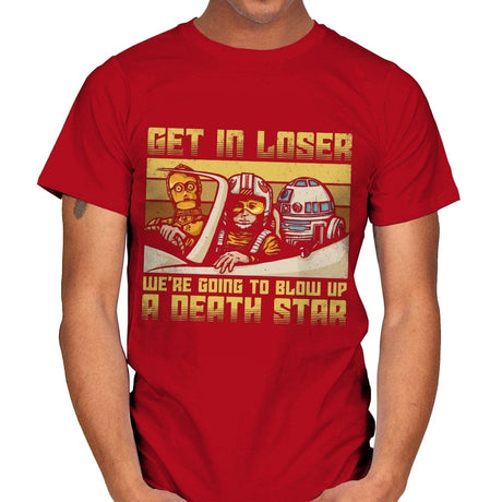 We're going to blow up a Death Star - Best Seller - Mens T-Shirts RIPT Apparel Small / Red