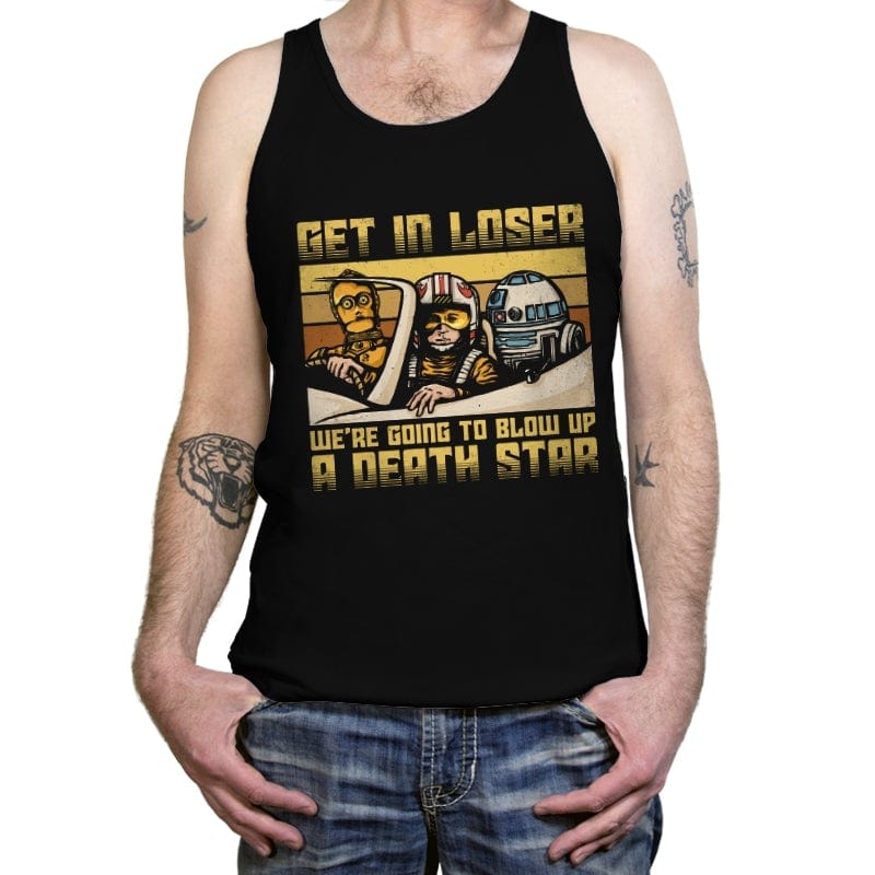 We're going to blow up a Death Star - Best Seller - Tanktop Tanktop RIPT Apparel X-Small / Black