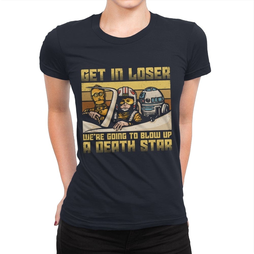 We're going to blow up a Death Star - Best Seller - Womens Premium T-Shirts RIPT Apparel Small / Midnight Navy