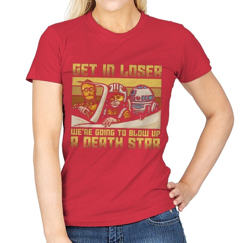 We're going to blow up a Death Star - Best Seller - Womens T-Shirts RIPT Apparel Small / Red