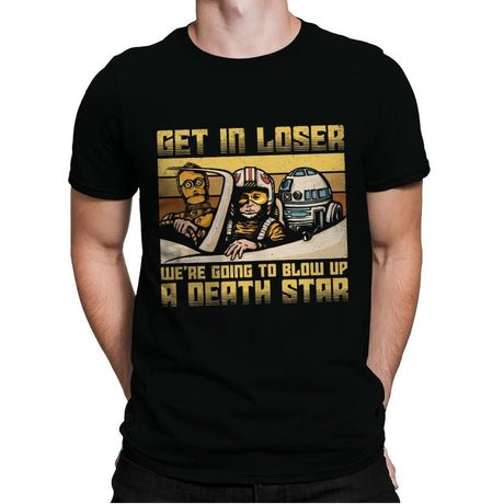 We're going to blow up a Death Star - Mens Premium T-Shirts RIPT Apparel Small / Black