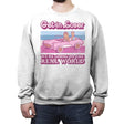 We're Going to the Real World - Crew Neck Sweatshirt Crew Neck Sweatshirt RIPT Apparel Small / White