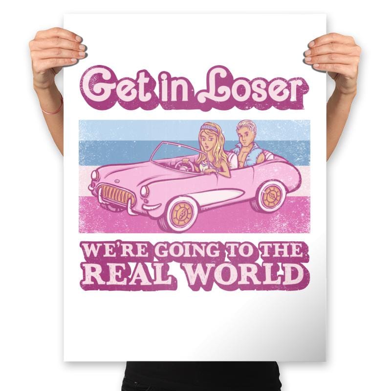 We're Going to the Real World - Prints Posters RIPT Apparel 18x24 / White