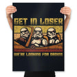 We're looking for Droids - Prints Posters RIPT Apparel 18x24 / Black