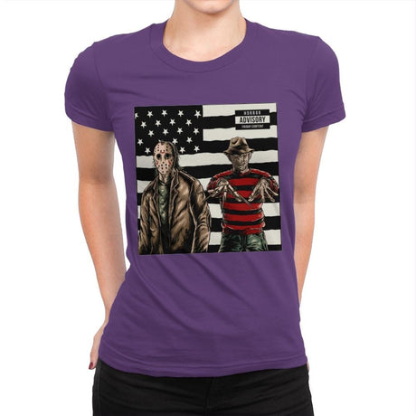 We're Nightmare - Womens Premium T-Shirts RIPT Apparel Small / Purple Rush