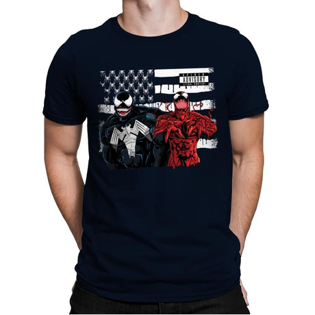 We're Sorry Ms. Parker - Best Seller - Mens Premium T-Shirts RIPT Apparel Small / Midnight Navy