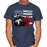 We're Sorry Ms. Parker - Best Seller - Mens T-Shirts RIPT Apparel Small / Navy