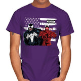 We're Sorry Ms. Parker - Best Seller - Mens T-Shirts RIPT Apparel Small / Purple