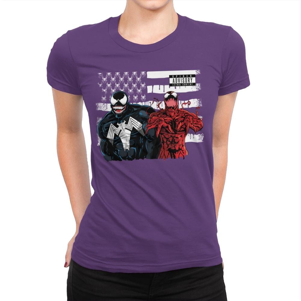 We're Sorry Ms. Parker - Best Seller - Womens Premium T-Shirts RIPT Apparel Small / Purple Rush