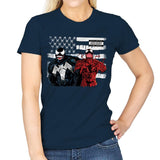 We're Sorry Ms. Parker - Best Seller - Womens T-Shirts RIPT Apparel Small / Navy