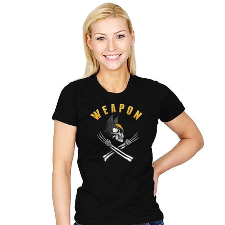 Weapon X Pirate Flag - Womens T-Shirts RIPT Apparel