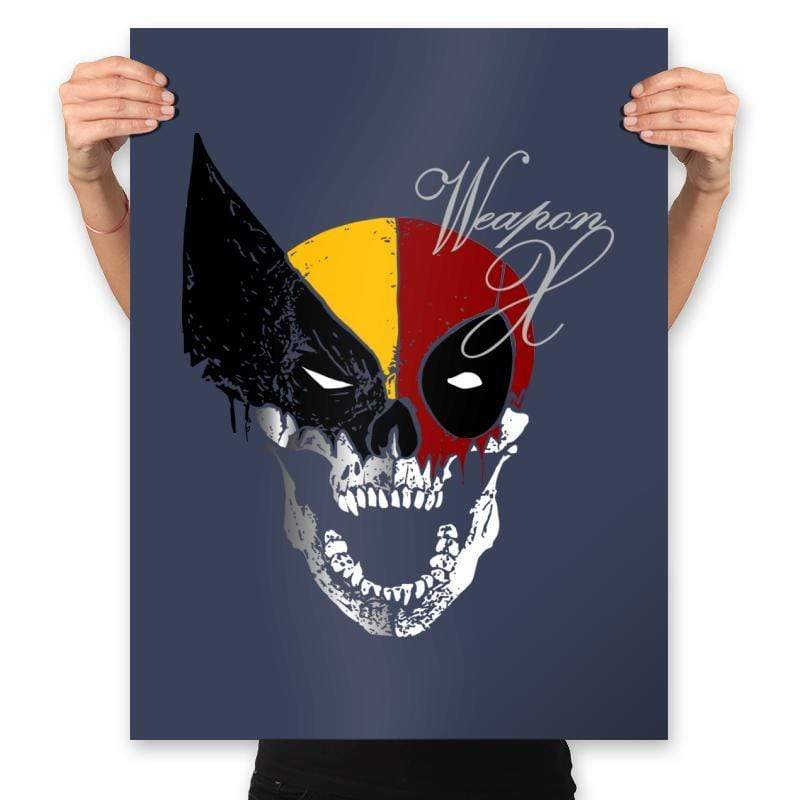 WEAPONS X - Prints Posters RIPT Apparel 18x24 / Navy