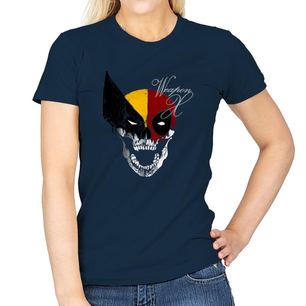 WEAPONS X - Womens T-Shirts RIPT Apparel Small / Navy