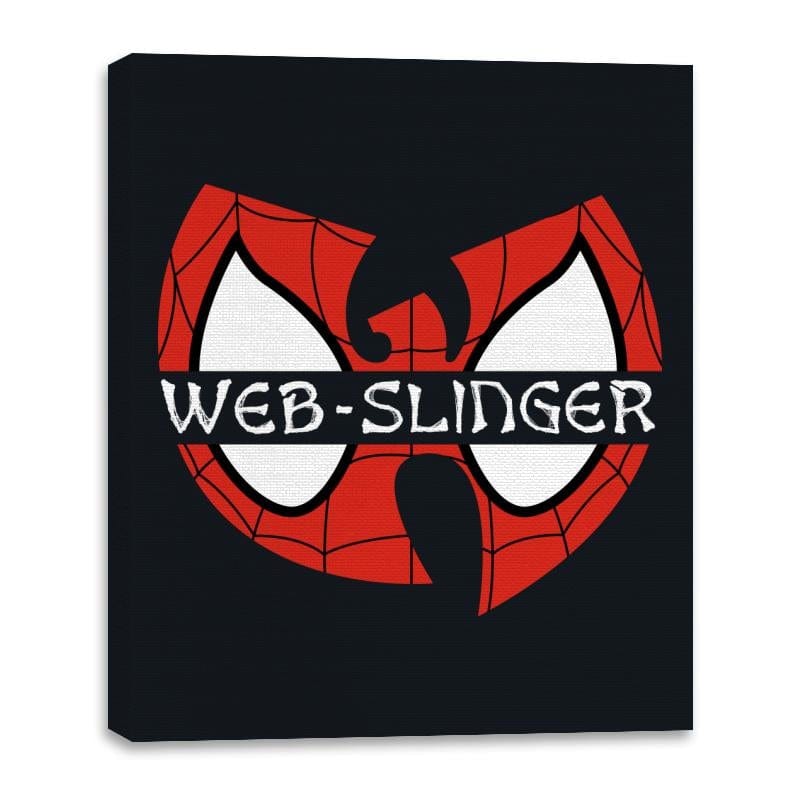 Web-Slinger Clan - Canvas Wraps Canvas Wraps RIPT Apparel 16x20 / Black