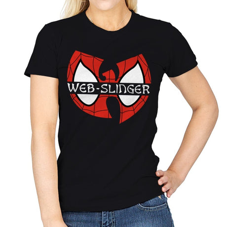 Web-Slinger Clan - Womens T-Shirts RIPT Apparel Small / Black