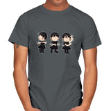 Wednesday Addams Peanuts' Dance - Mens T-Shirts RIPT Apparel Small / Charcoal